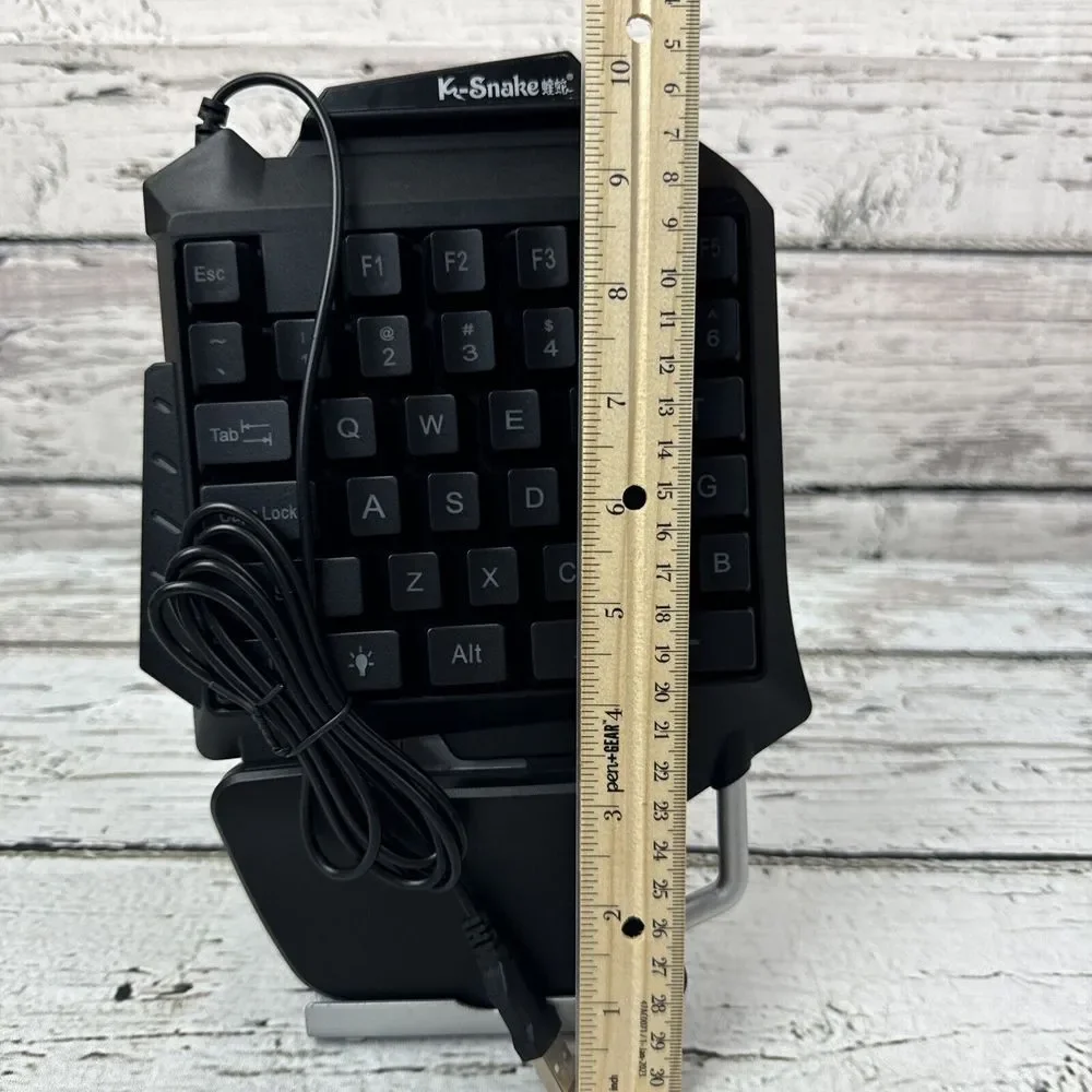 K-Snake One-Handed Gaming Keyboard RGB Backlit‎ Mechanical Keypad